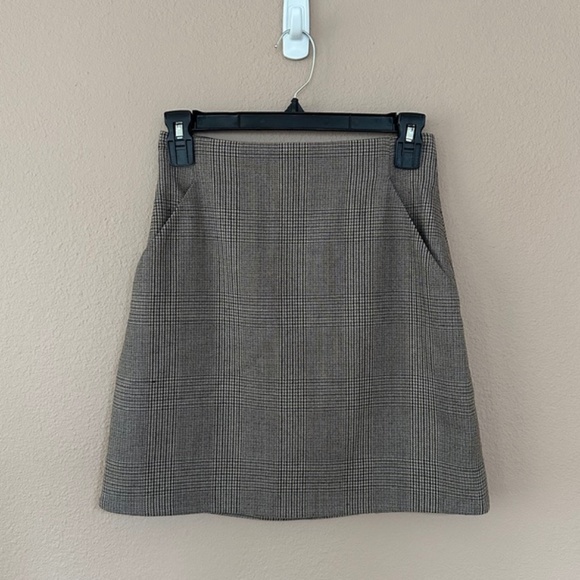 NWT & Other Stories Plaid Wool Blend Mini Skirt | Size 2 - Picture 1 of 5